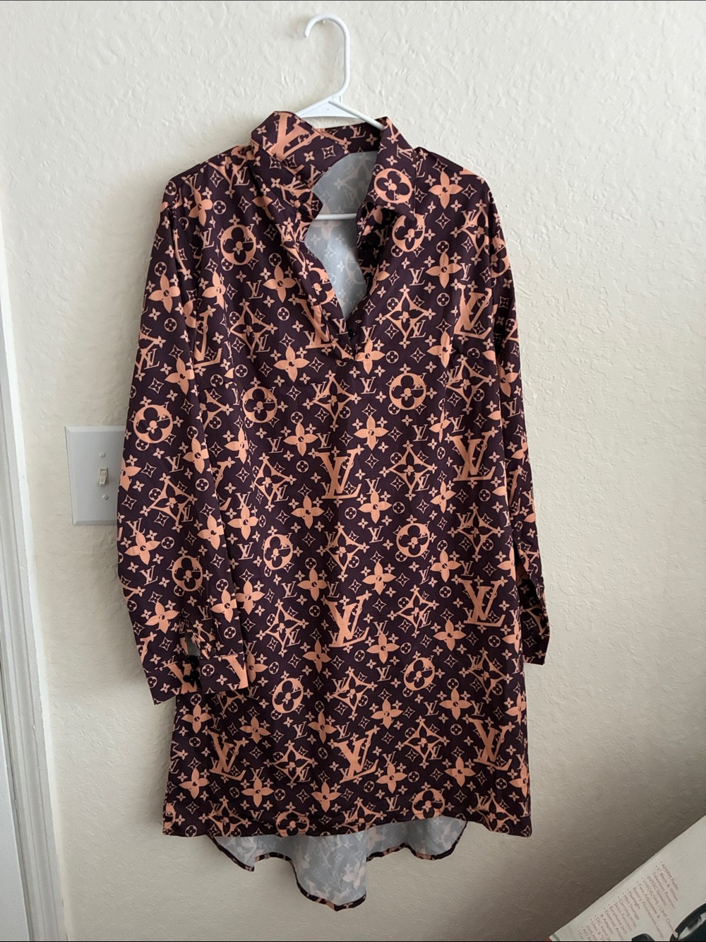 Women All-Over Logo Print Shirt/Dress